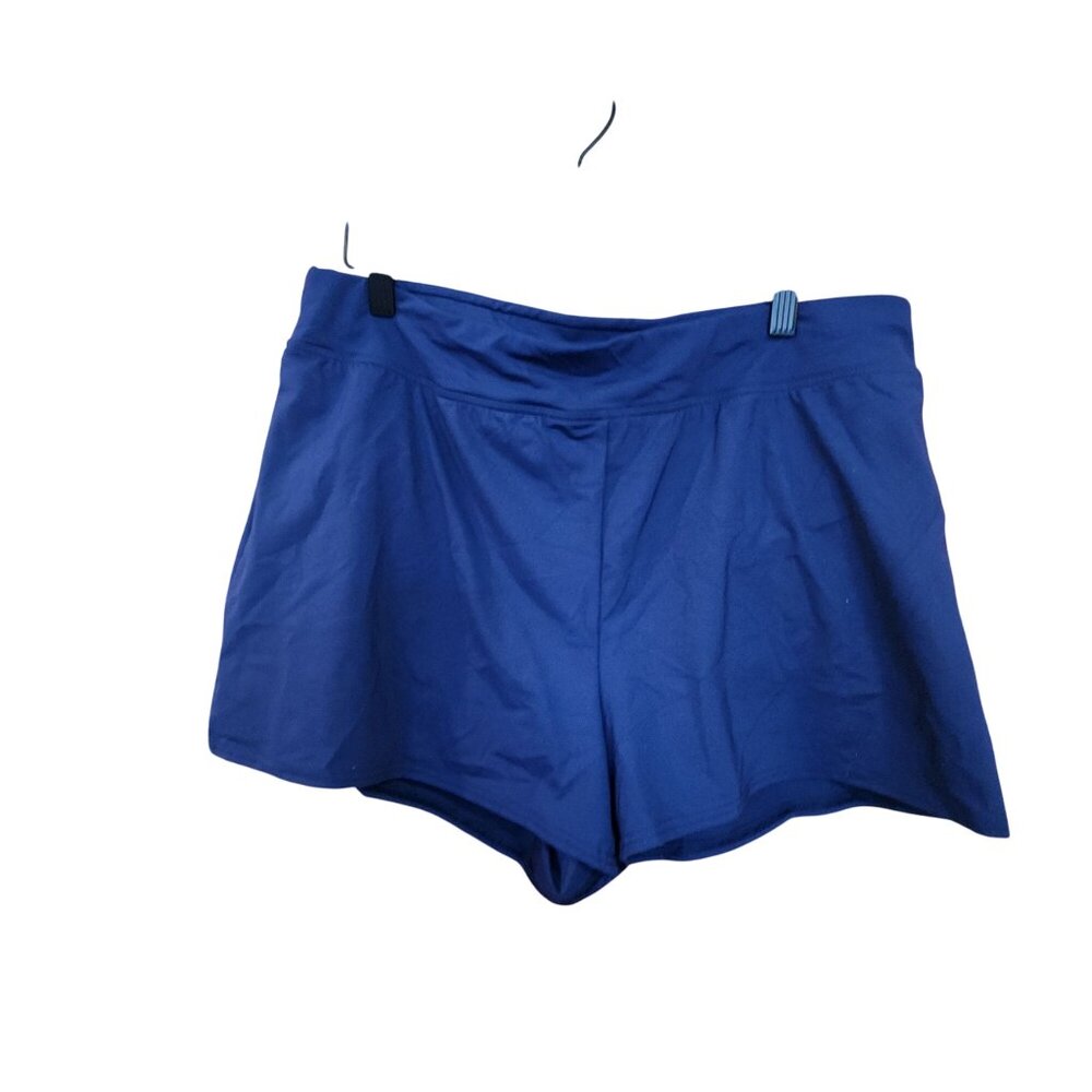 Lands End Womens Navy Blue Swim Shorts Size 14
